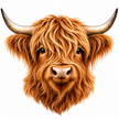 Mobile add-on Highland cow