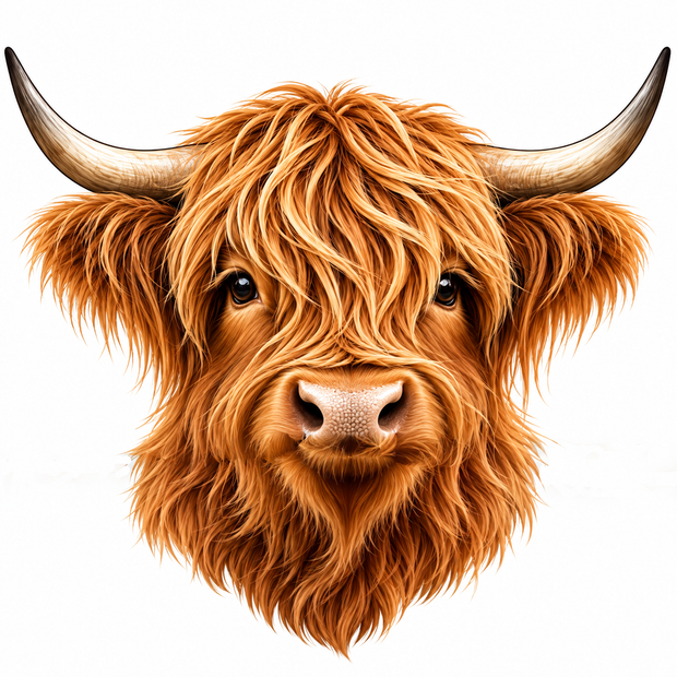 Mobile add-on Highland cow