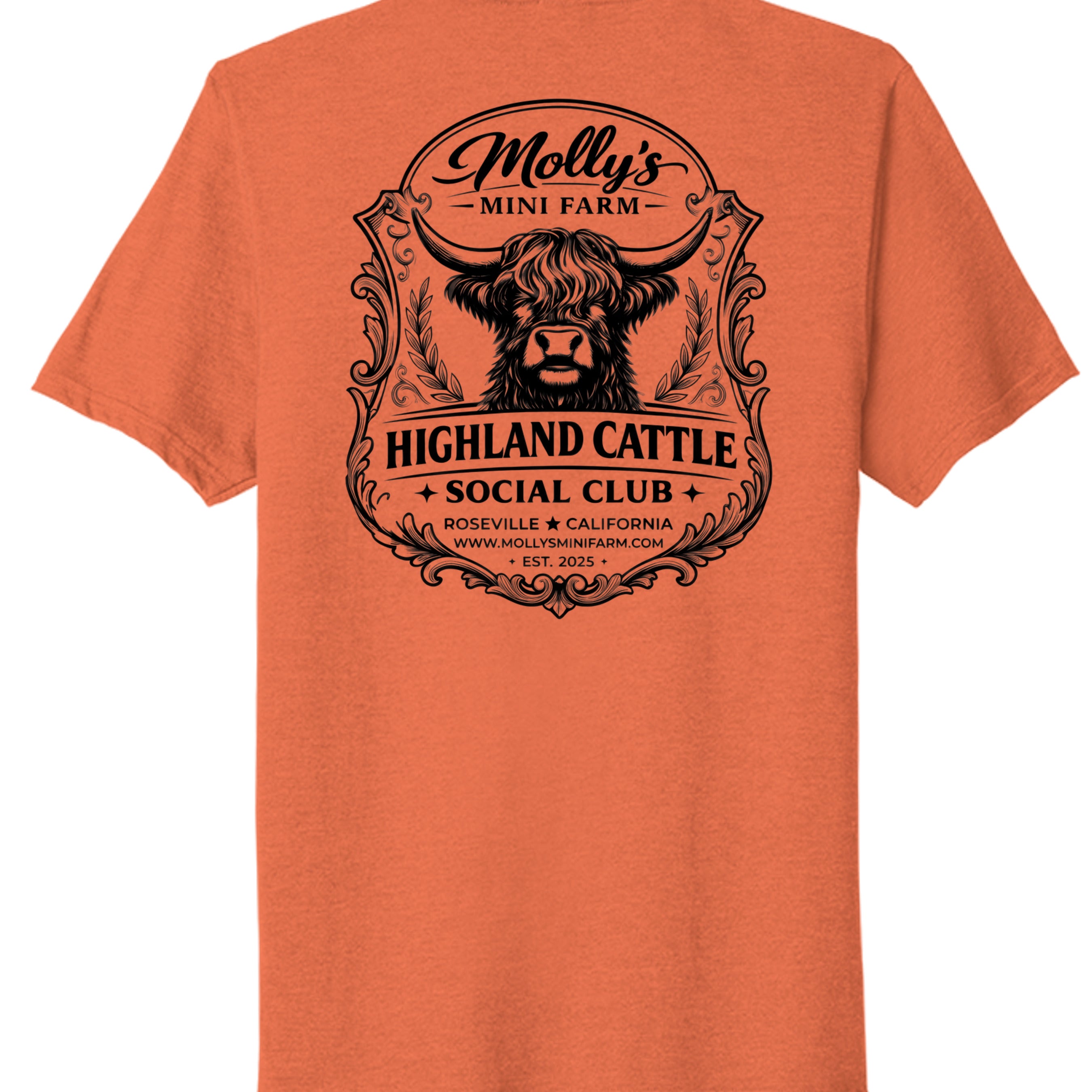Deep Orange Heather - PC330 - BACK