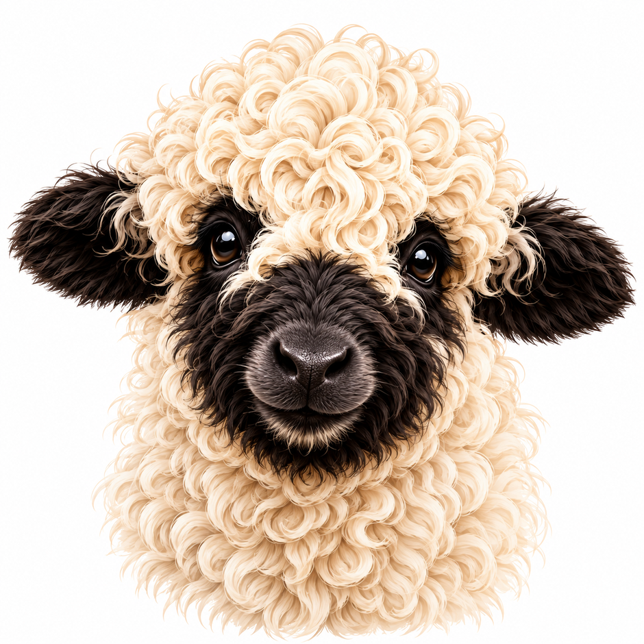 Mobile add-on Valais sheep